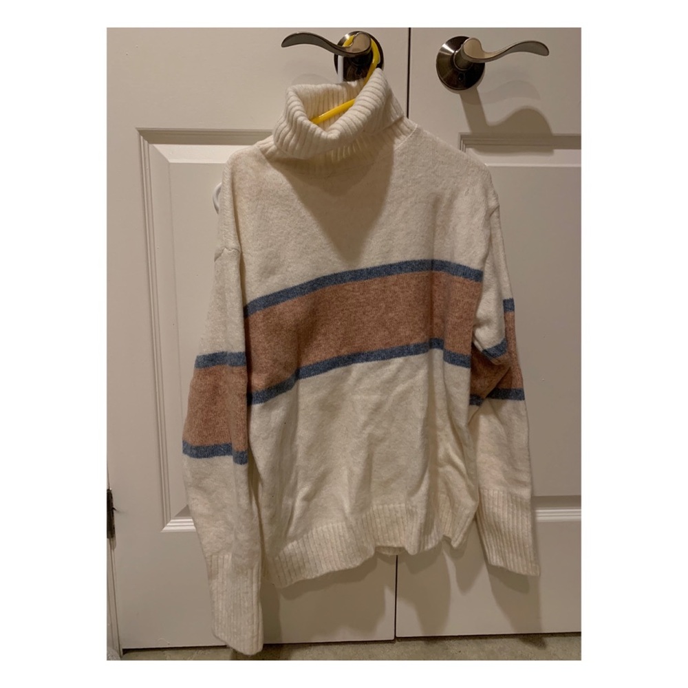 Brand new Turtleneck striped sweater